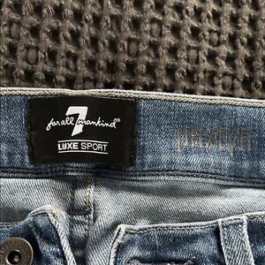 7 For All Mankind Luxe Sport Light Blue Denim